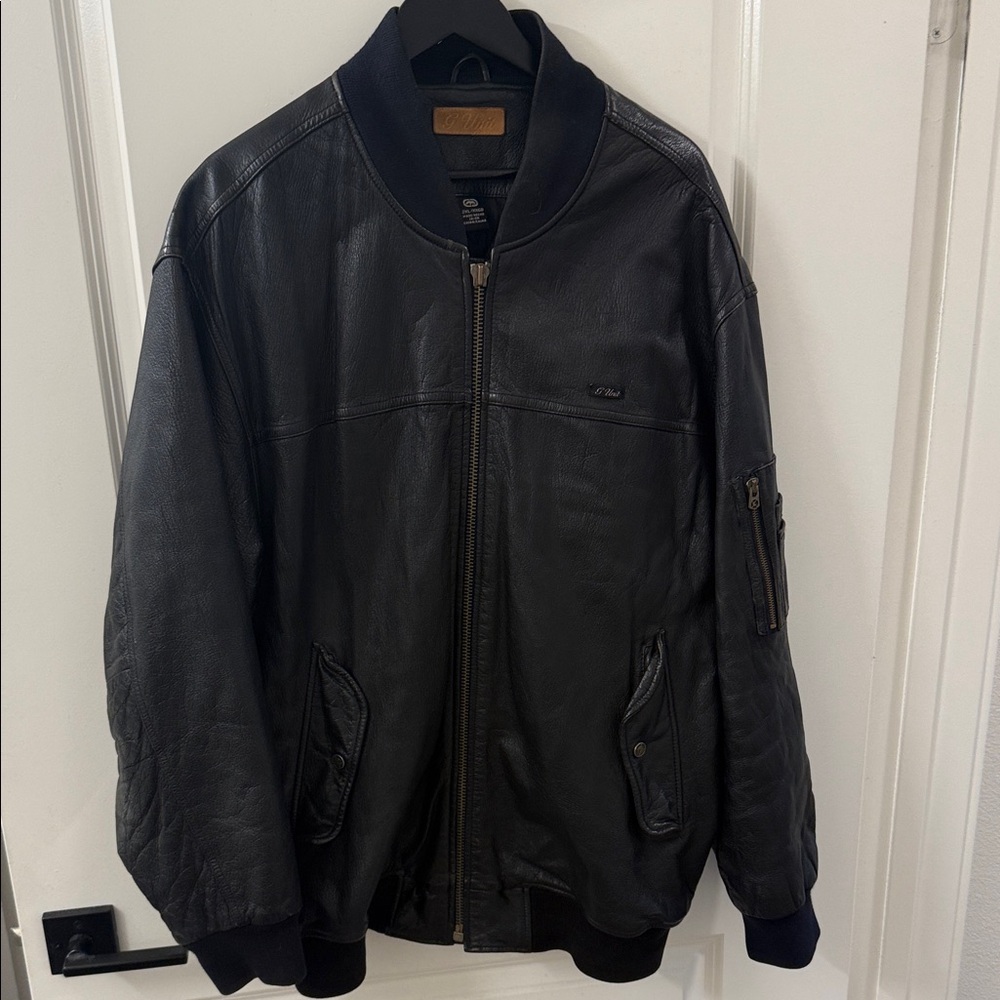Vintage G Unit Leather Bomber
